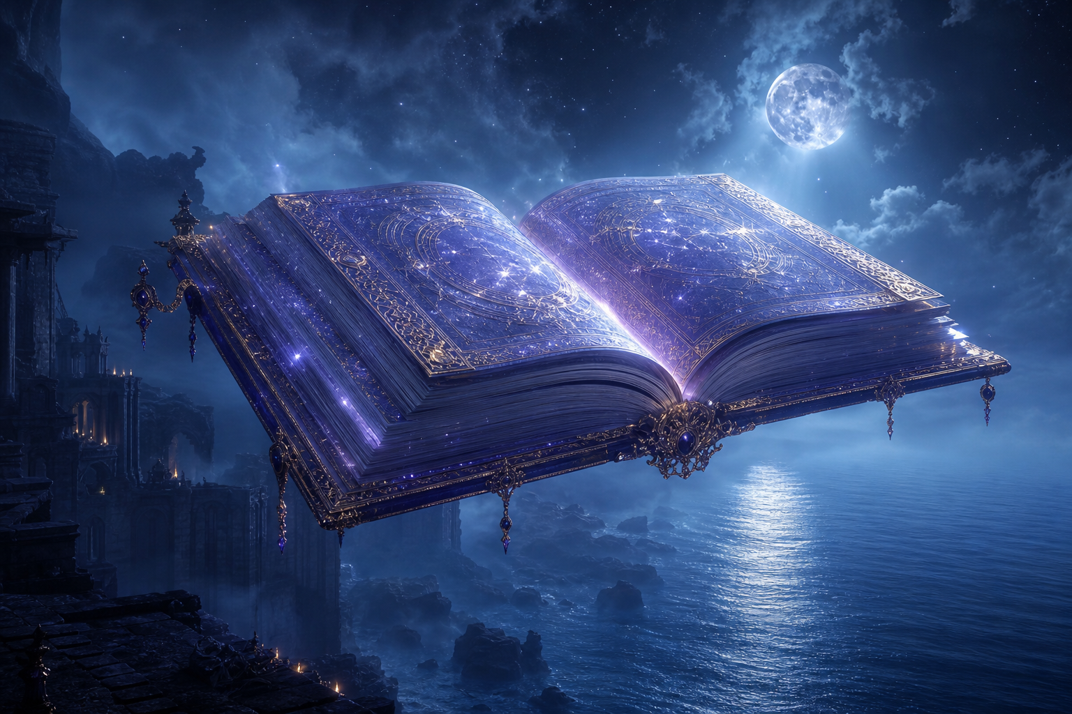 DreamVis cinematic illustration — How to Use a Dream Journal to Understand Patterns
